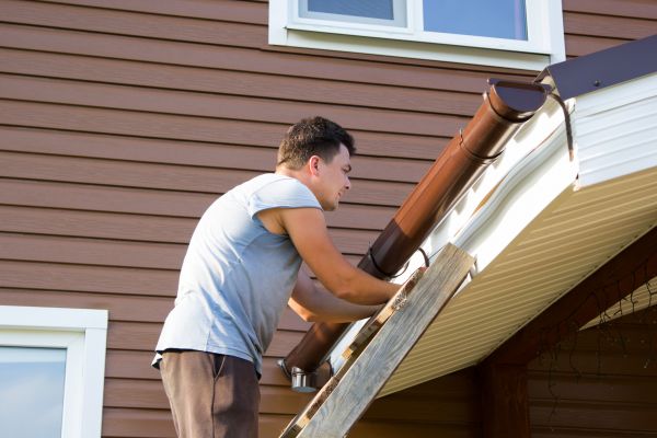 Porch Gutter Replacement in Baytown