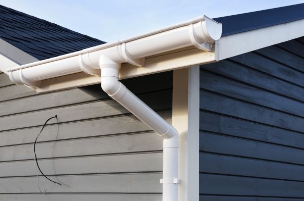 PVC Rain Gutter Installation in Baytown