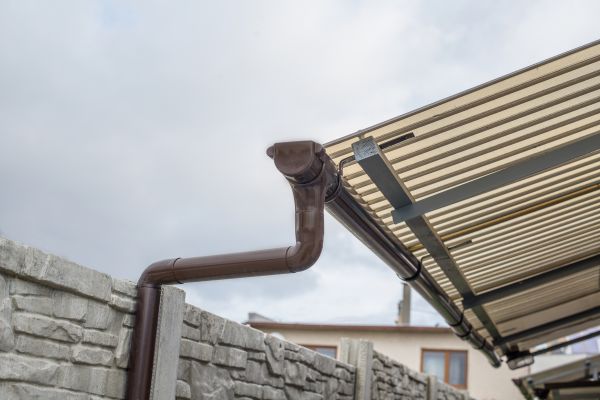 Plastic Downspout Installation in Baytown